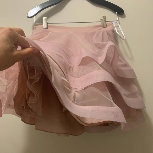 Speechless Skirts Pink Dust Ruffle Tiered Mesh Skirt Poshmark